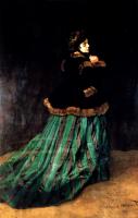 Monet, Claude Oscar - Woman In A Green Dress